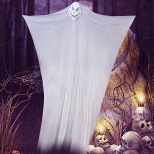 Puntelli <span class=keywords><strong>Horror</strong></span> di grandi dimensioni Halloween appeso fantasma con maschera - Product Image 3