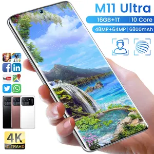 S22 Ultra cross-border mobile phone 16GB+1TB memory smart phone 6.8 inch water drop screen 8 megapixel all-in-one