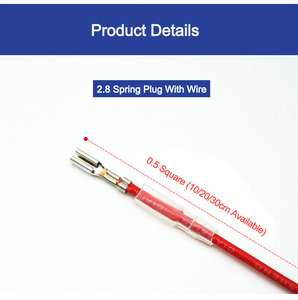 <span class=keywords><strong>Femelle</strong></span> Faston 2.8 6.3 con reten 6.3mm Pitch Series laiton haut-parleur électrique prise à sertir connecteur câblage bornes en cuivre - Product Image 6