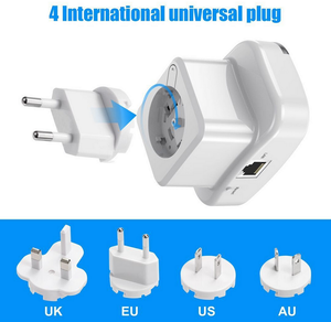 Mini repetidor WiFi <span class=keywords><strong>Plug</strong></span> & <span class=keywords><strong>Play</strong></span> con cobertura de señal completa punto de acceso inalámbrico WiFi enrutador amplificador de señal - Product Image 5