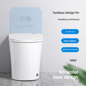 Venta directa <span class=keywords><strong>de</strong></span> fábrica, <span class=keywords><strong>precio</strong></span> barato, artículos sanitarios inteligentes, armario <span class=keywords><strong>de</strong></span> agua montado en el suelo, <span class=keywords><strong>baño</strong></span>, inodoro inteligente <span class=keywords><strong>de</strong></span> cerámica, control remoto - Product Image 4