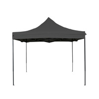 Carpa Publicitaria Exterior Personalizada con Logotipo Impreso, Toldo de Cuatro Patas con Cortinas Laterales, Impermeable, de Poliéster Plegable para Eventos