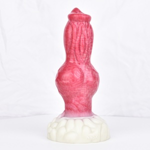 NNSX New Products for Sale Realistic Head and Balls Design Animal Dog Silicone <b>Dildo</b> Pussy SexToy - Product Image 1