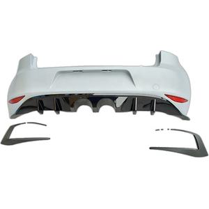 Pare-choc arrière pour Volkswagen Golf 7.5 et <span class=keywords><strong>R400</strong></span>, protection avec diffuseur arrière, modèle de 2013 — 20120 - Product Image 1