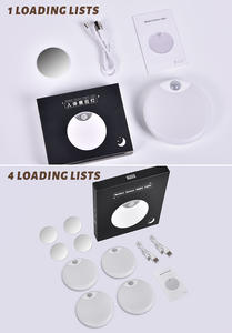 Nieuw Eenvoudig Ontwerp Dimbaar Magnetisch Menselijk Lichaam Inductie Nachtlampje Met Bewegingssensor Bedlampje Ganglicht Nachtlampje - Product Image 5