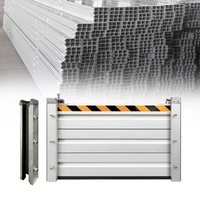 Barrière anti-inondation amovible pour porte de garage, déflecteur de contrôle des inondations, barrière de protection contre l'eau de pluie, barrière anti-inondation murale amovible