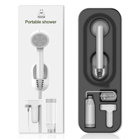 Pompe à pression électrique Rechargeable USB, Kit de douche Portable en plastique alimenté par batterie 12V ensemble de douche de Camping