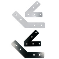 Conector de Esquina de 45/135 Grados, Placa de Refuerzo de Superficie, Ángulo Lateral para Perfil de Aluminio 30x30, 40x40, Personalizado