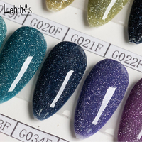 Vernis à ongles LED UV 15ml populaire Disco réfléchissant Soak Off Gel Polish avec Flakies magnétiques Designer Liquid en bouteille