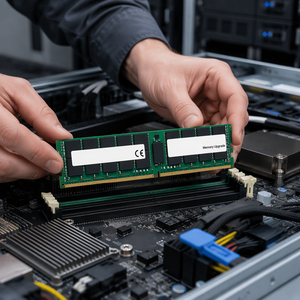 โมดูลหน่วยความจำเซิร์ฟเวอร์ AD213494 128GB DDR5-5600 ECC Registered RDIMM 288 พิน PC5-44800 2Rx4 RAM สำหรับศูนย์ข้อมูล - Product Image 2