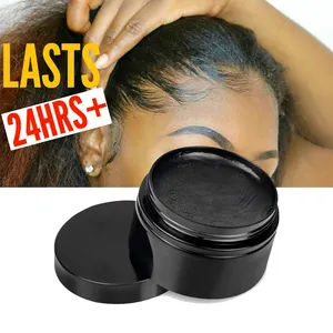Super Strong Custom Edge Control Gel Black Hair Extra Hold Private Logo Edge Control No Flaking