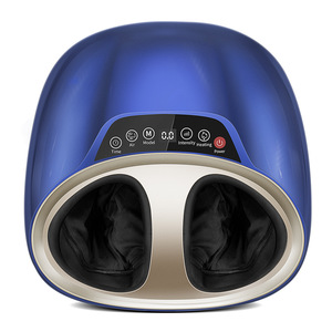 <b>Foot</b> <b>Massager</b> Full Automatic Air Pressure Heating Massage For <b>Foot</b> And Leg Home Use Blue - Product Image 1