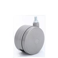 Qualité médicale 100mm PA vis en acier bonne qualité gris tiges filetées émerillons réglable double roue hôpital lit roulette ateliers
