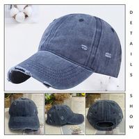 Gorra de béisbol de algodón lavado vintage unisex sin estructura con logo personalizado al por mayor, estilo Tapa Dad Hats