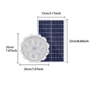 Vòng năng lượng mặt trời dẫn ánh sáng Trần 40W 60W 100W 200W 300W ngoài trời không thấm nước cảm ứng Vòng Đèn năng lượng mặt trời - Product Image 2