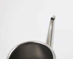 Fabbricare LOGO personalizzato olio d'argento e aceto ampolla in acciaio inossidabile erogatore di olio d'oliva con beccuccio di versamento senza gocciolamento - Product Image 5