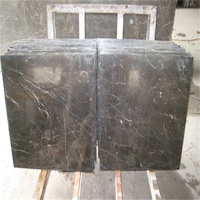 Carreaux de marbre brun poli de matériaux de construction de Offre Spéciale d'usine chinoise pour le plancher