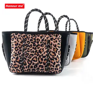 Toptan sıcak satış moda neopren mini tote çanta küçük kadın çanta çanta bayanlar crossbody çanta çantası neopren