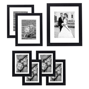Hot Sale Customized logo and Size Picture <strong>Frame</strong> Wall Hanging <strong>Gallery</strong> Display MDF Black Picture Photo <strong>Frame</strong> - Product Image 4