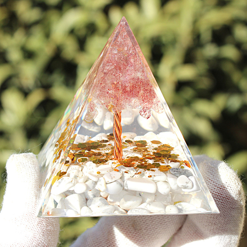 SK Cristal de Fresa Turquesa Blanca