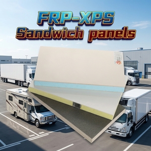 <span class=keywords><strong>Panneau</strong></span> sandwich composite en fibre de verre FRP XPS léger, haute résistance, imperméable <span class=keywords><strong>pour</strong></span> carrosserie de camping-car, caravane, <span class=keywords><strong>remorque</strong></span> - Product Image 1