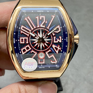 Mens Full Crystal <b>Watch</b> Tonneau <b>Case</b> Automatic <b>Watch</b> Luxury Iced Out Wristwatch 44x54mm Diamond Style - Product Image 5