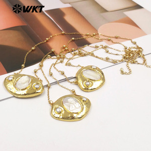 WT-JN388 Vente en gros d'usine, collier plaqué or avec pendentif Vierge <span class=keywords><strong>Marie</strong></span> <span class=keywords><strong>de</strong></span> style religieux pour femmes, bijoux uniques - Product Image 5