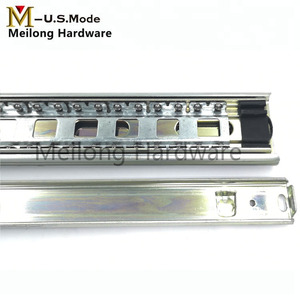 Meilong Phần Cứng 45Mm 3 Gấp Thép Bóng Mang Ngăn Kéo Trượt Kính Thiên Văn Kênh Với Móc - Product Image 5