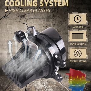 Super Bright 53W Dual Direct LED Projector Fog Lamp 3 Inch Universal Auto Part 5500K Bi LED for Car Driving Lights - Product Image 3