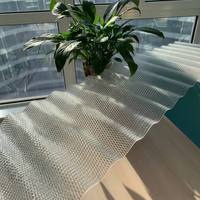 Plaques de toiture en polycarbonate ondulé prismatique gaufré BH