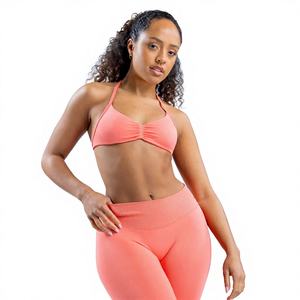 Sujetador deportivo transfronterizo con tirantes para <span class=keywords><strong>el</strong></span> cuello, modelo 234, nuevo sujetador pequeño de yoga sin costuras de secado rápido para fitness - Product Image 1