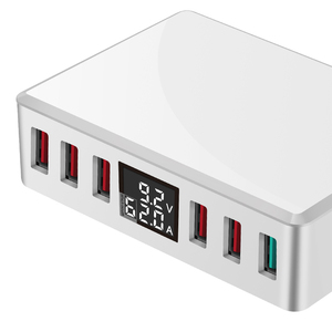 Chỉ Cần Liên Kết 8 Cổng Trạm Sạc <span class=keywords><strong>USB</strong></span> Bộ Sạc <span class=keywords><strong>USB</strong></span> 40W Bộ Sạc Thông Minh Trạm Sạc Điện Cao Có Màn Hình Cho Điện Thoại Di Động - Product Image 5
