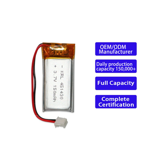 แบตเตอรี่ลิเธียมไอออนแบบซอง 3.7V 451430 150mAh ลิเธียมโพลิเมอร์ สำหรับปืนวัดไข้แบบไม่สัมผัสและเซ็นเซอร์อินฟราเรดอุตสาหกรรม - Product Image 1