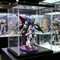 Housse anti-poussière en acrylique pour kit de modèle Gundam PG Gunpla 1/60, boîtier de protection anti-UV, vente en gros en vrac OEM