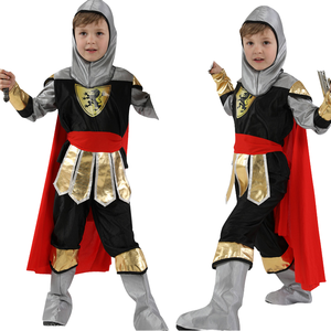 Costume de Guerrier Royal Exquis pour Enfants, Tenue Complète Noire <span class=keywords><strong>et</strong></span> Dorée en Polyester pour Halloween, Spectacles <span class=keywords><strong>et</strong></span> Films TV, pour Garçons - Product Image 3