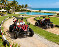 Nuevo Go Kart Eléctrico para Adultos con Tracción por Eje, Vehículo Todoterreno Multifuncional a Gasolina/Eléctrico con Capacidad de Carga de 200 kg para Uso Agrícola