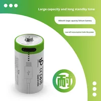 Baterai Solid State CR2 Isi Ulang Kapasitas Besar 3.7V Pengisian Siklik Kamera Polaroid China Pemantauan Penglihatan Malam