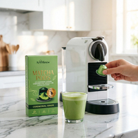 Capsules de thé vert matcha de qualité cérémonielle Artbrew, compatibles avec les machines Original Line, étiquette privée OEM ODM