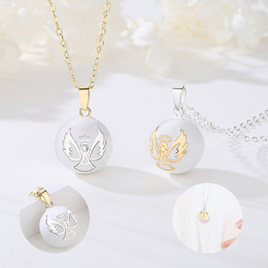 Changda Angel Chime Bola ciondolo armonia palle <span class=keywords><strong>collana</strong></span> amore materno angelo carillon Caller <span class=keywords><strong>collana</strong></span> per donna - Product Image 1