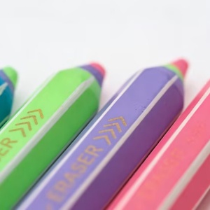 Gommes en caoutchouc en forme de crayon au design créatif, de bonne qualité, vente chaude 2026, gommes adorables avec forme et logo personnalisés - Product Image 3