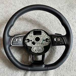 Volant sport en cuir noir en stock, compatible avec Volkswagen <span class=keywords><strong>Golf</strong></span> <span class=keywords><strong>7</strong></span> GTI <span class=keywords><strong>Golf</strong></span> <span class=keywords><strong>R</strong></span> MK4 5 6 <span class=keywords><strong>7</strong></span> 8 Polo GTI <span class=keywords><strong>R</strong></span> <span class=keywords><strong>Line</strong></span> - Product Image 5