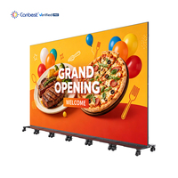 Écran d'affichage numérique LED pliable CANBEST CJ ULT COB P0.9 pour centre commercial, aéroport, salle de contrôle, hall d'entrée, mur vidéo P1.2 P1.5