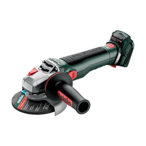 Meuleuse d'angle sans fil Metabo 125 mm, sans balais, alimentée par batterie, pour la découpe des métaux - Product Image 1