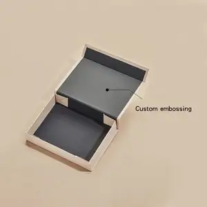 Custom Printing Foldable Black Luxury Magnet Closure Magnetic Lid Bridesmaid Gift Rigid Paper Box Packaging For Handbag Garment