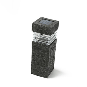 Lámpara Solar de Jardín, Lámpara de Columna de Piedra LED para Exteriores, Resistente al Agua, Independiente, Alimentada por Energía Solar, Garantía de 3 Años - Product Image 4
