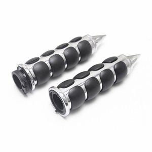 Empuñaduras de aleación de plata negra de 25mm personalizadas para motocicleta <span class=keywords><strong>Harley</strong></span> Davidson - Product Image 6