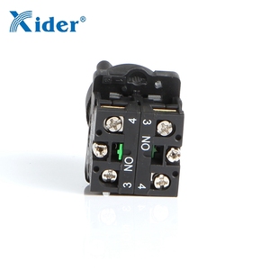 Xider DB2-ED33 ba vị trí Selector push button Thiết bị chuyển mạch nút xử lý nhựa momentary Đen chuyển Knob ROTARY Knob IP65 - Product Image 1