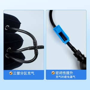 Dispositivo de tracción cervical Haobang con soporte de franela para el cuello, para terapia de espondilosis cervical neurogénica - Product Image 5