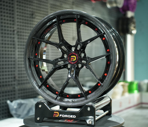 ล้อฟอร์จ 2 ชิ้น ขนาด 18 19 20 21 22 นิ้ว 5X115 5X130 6X139.7 สีดำด้าน ขอบขัดเงา สำหรับรถยนต์นั่งส่วนบุคคล - Product Image 3