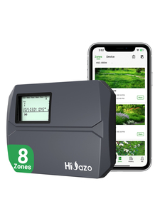HiOazo HSC-800W WiFi Minuteur d'arrosage intelligent pour pelouse, jardin, cour - Système de contrôle d'irrigation intelligent HSC-800W - Product Image 4